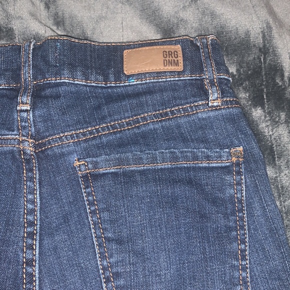Garage Blue Jean short-shorts size US1- stretch - Picture 3 of 6